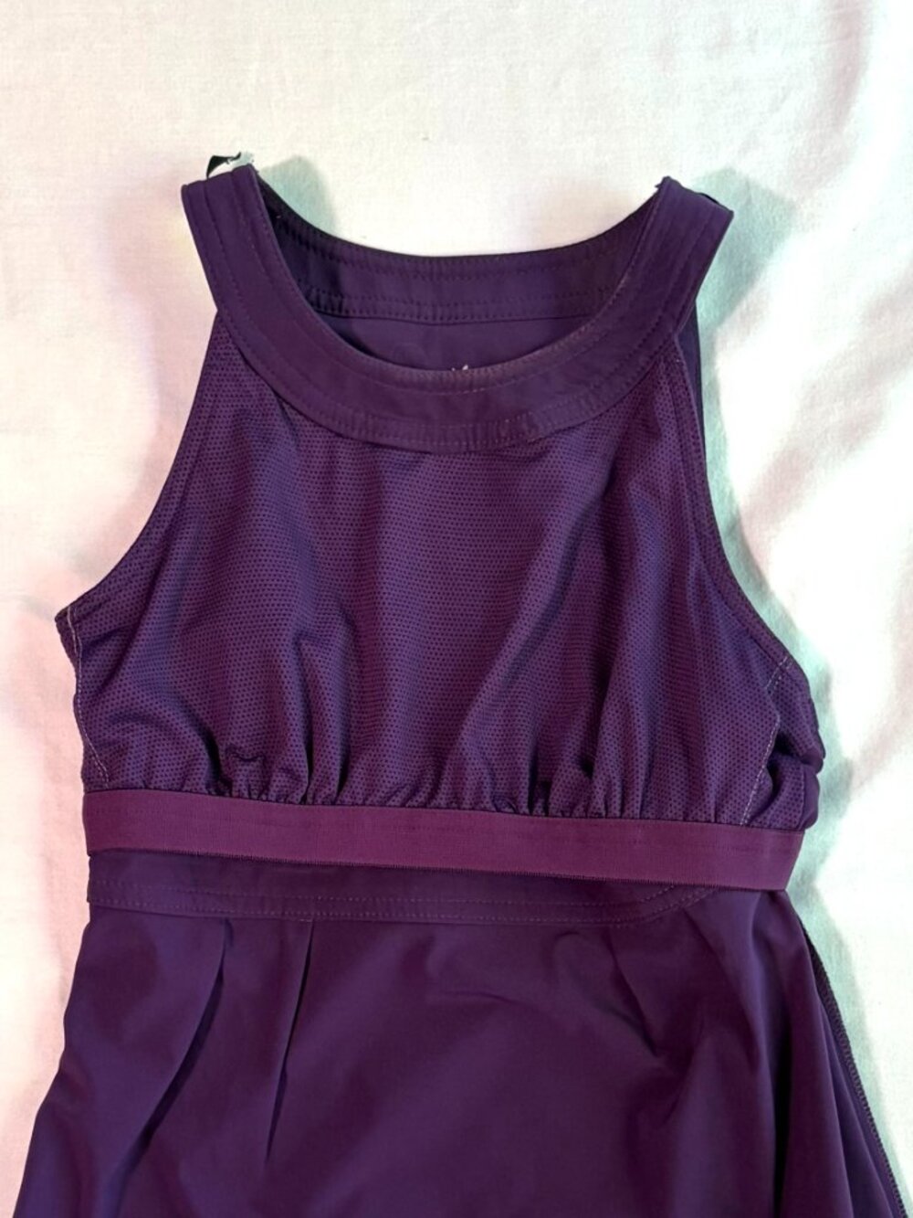 Athleta sport mini dress 2 purple stretch - Picture 8 of 9